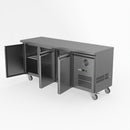 Thermaster Fed-X S/S Three Door Bench Freezer XUB6F18S3V