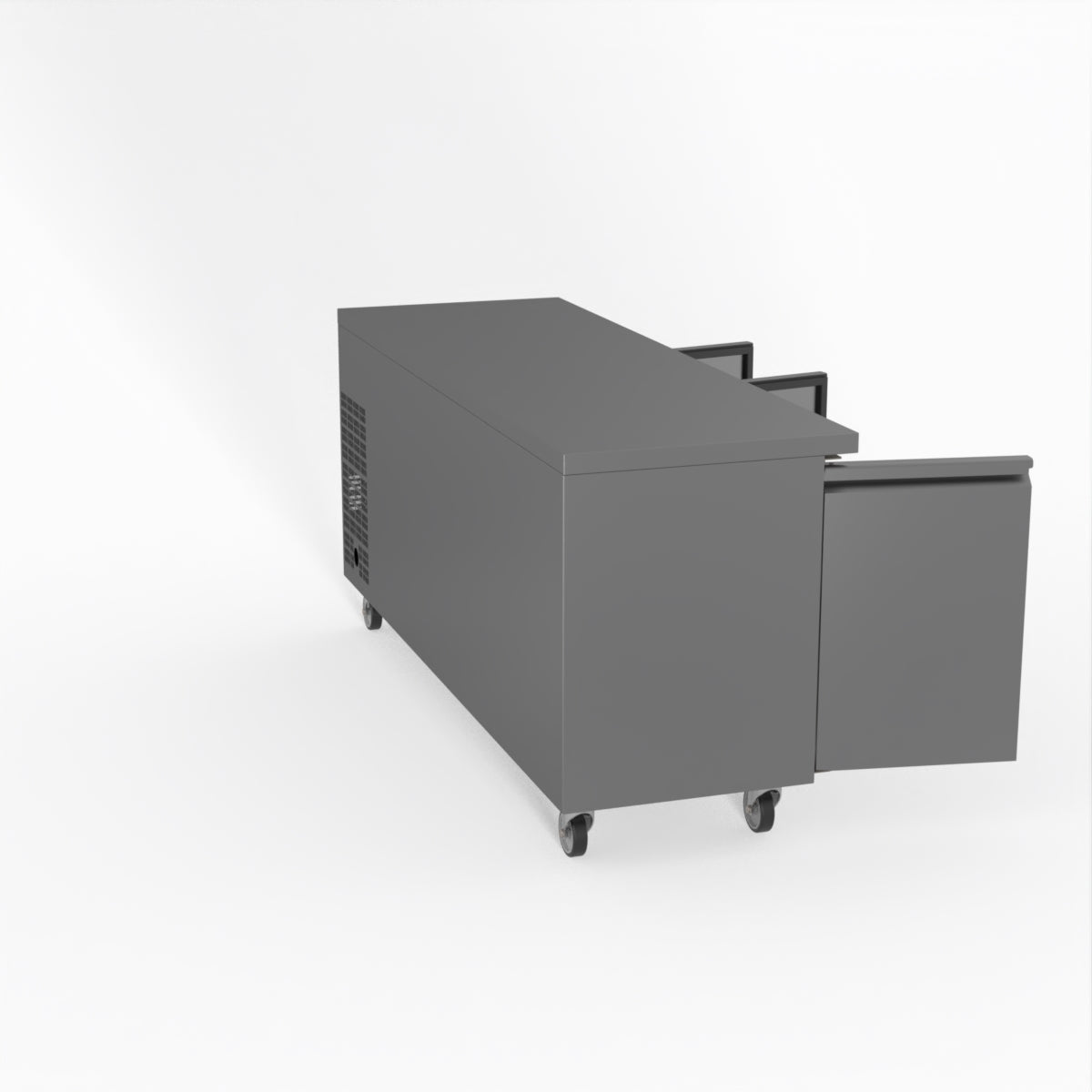 Thermaster Fed-X S/S Three Door Bench Freezer XUB6F18S3V