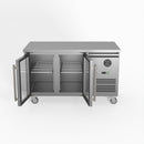 Thermaster Fed-X Two Glass Door Bench Fridge XUB7C13G2V