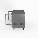 Thermaster Fed-X Two Glass Door Bench Fridge XUB7C13G2V