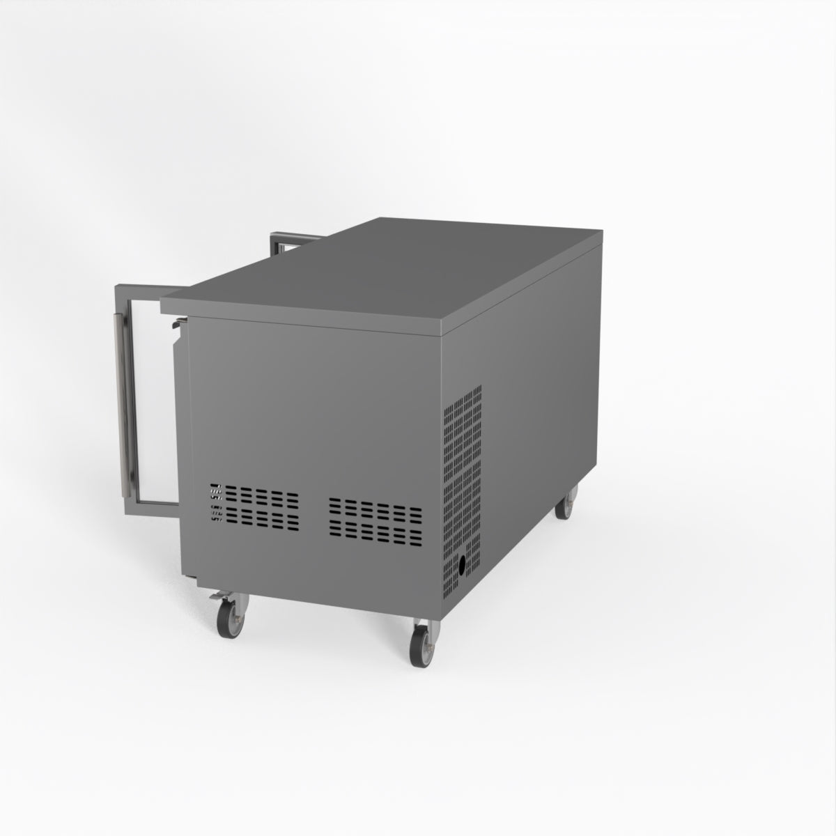 Thermaster Fed-X Two Glass Door Bench Fridge XUB7C13G2V