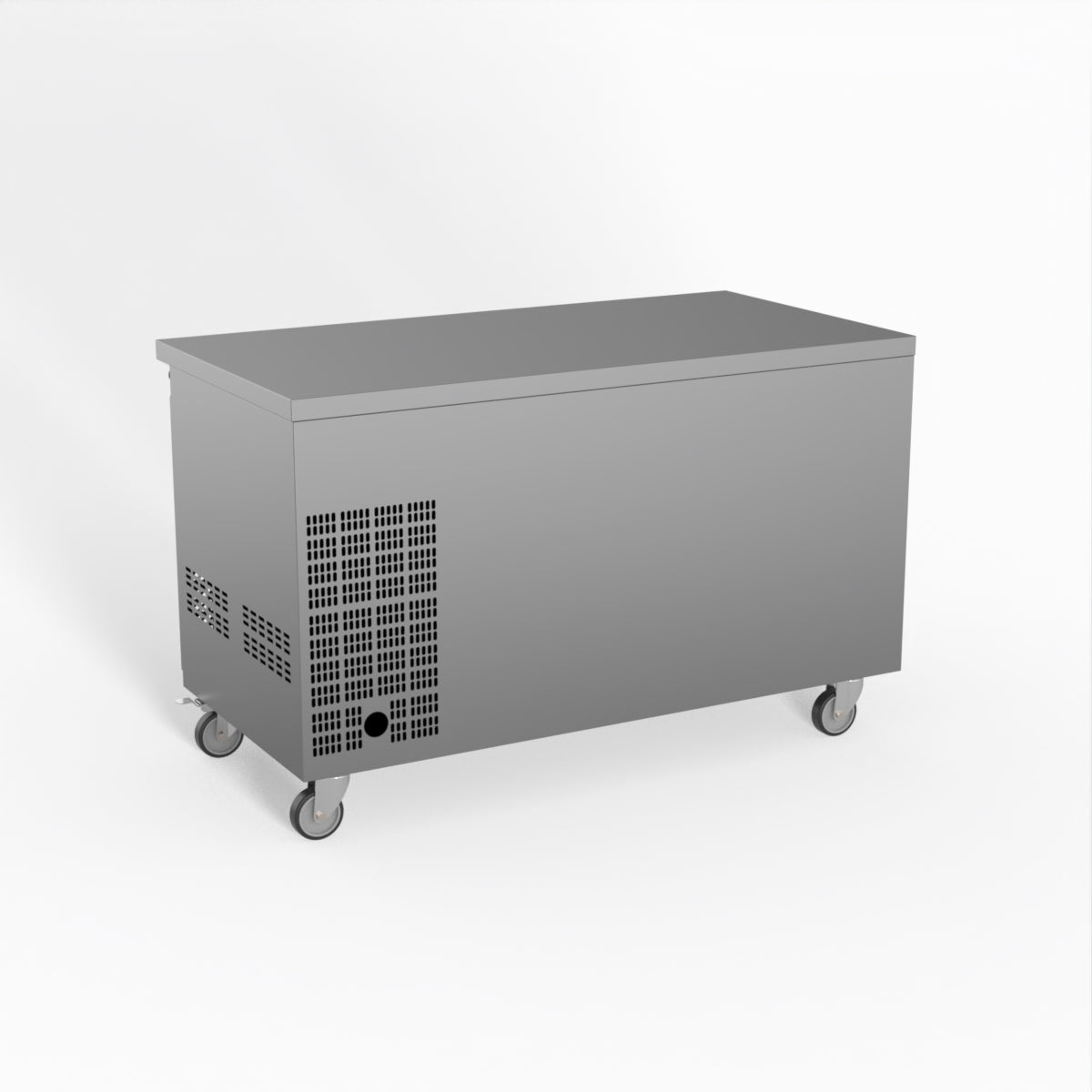 Thermaster Fed-X Two Glass Door Bench Fridge XUB7C13G2V