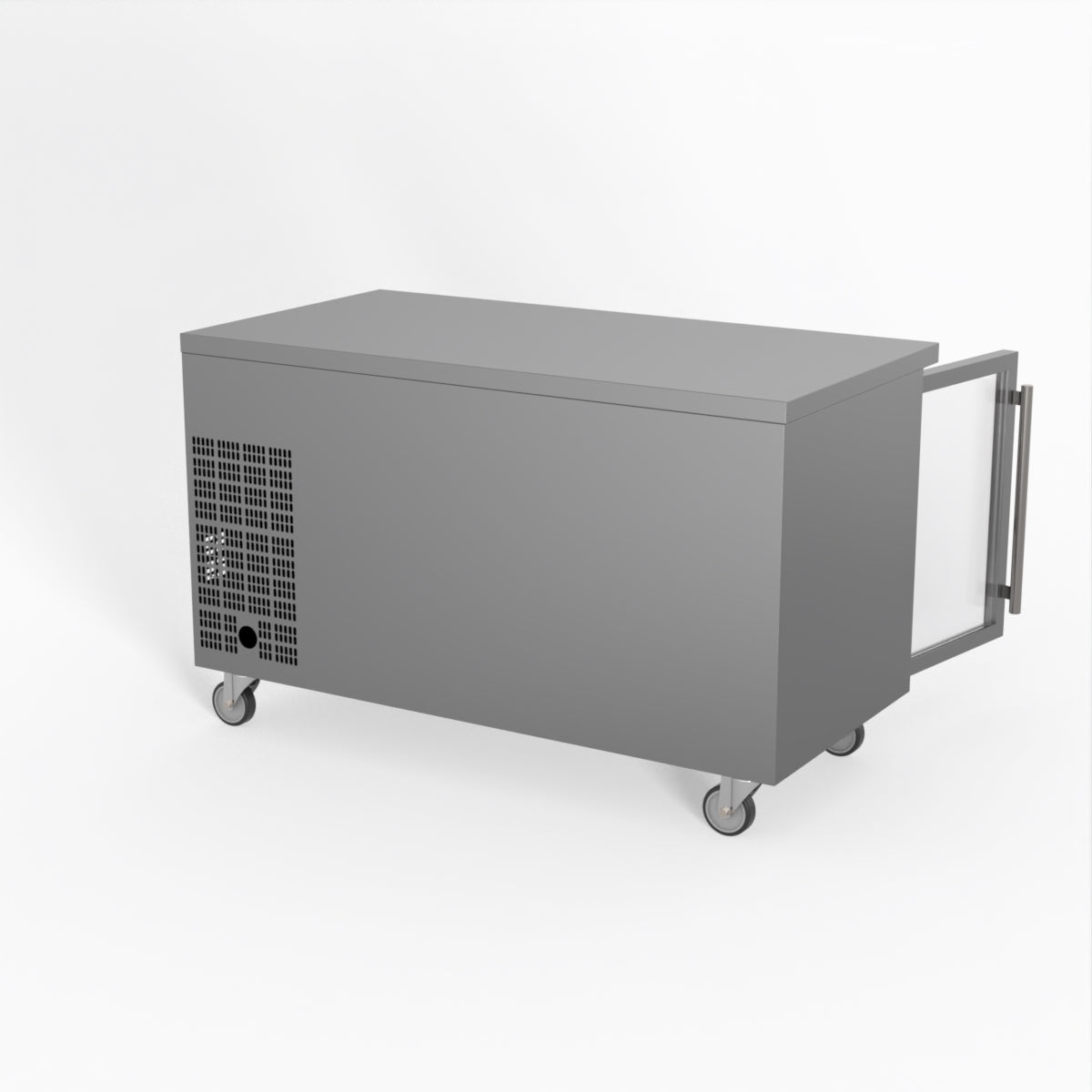 Thermaster Fed-X Two Glass Door Bench Fridge XUB7C13G2V