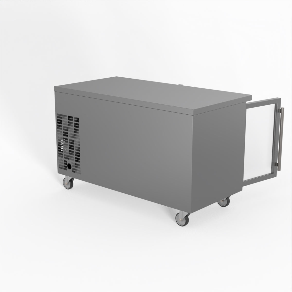 Thermaster Fed-X Two Glass Door Bench Fridge XUB7C13G2V