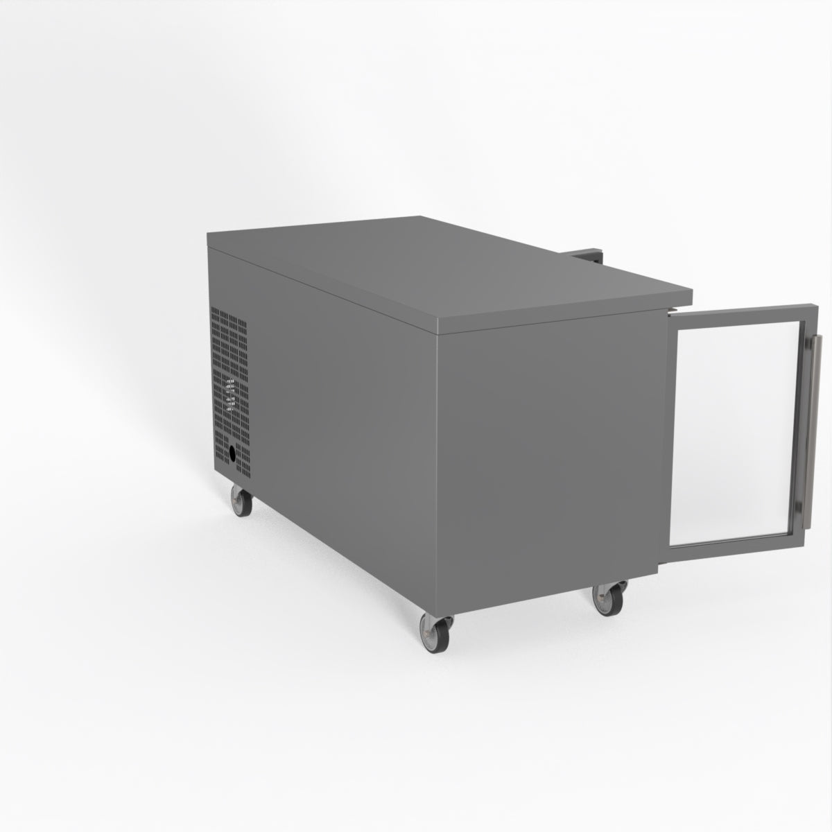 Thermaster Fed-X Two Glass Door Bench Fridge XUB7C13G2V