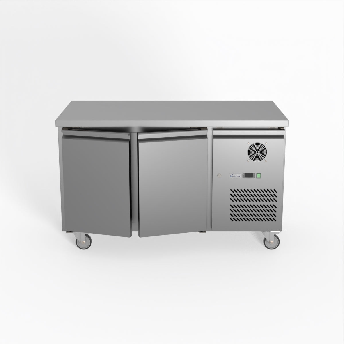 Thermaster Fed-X S/S Two Door Bench Freezer XUB7F13S2V