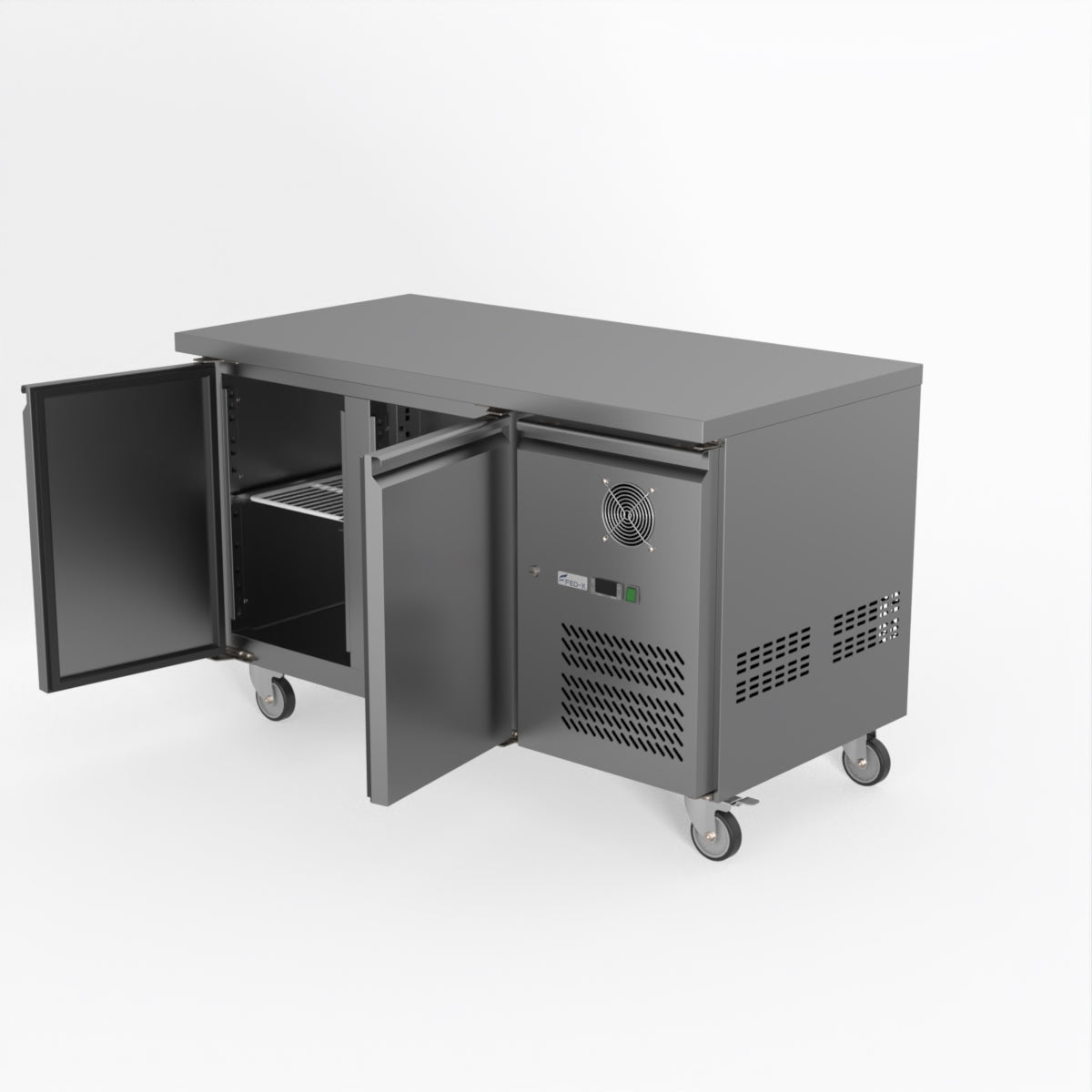 Thermaster Fed-X S/S Two Door Bench Freezer XUB7F13S2V