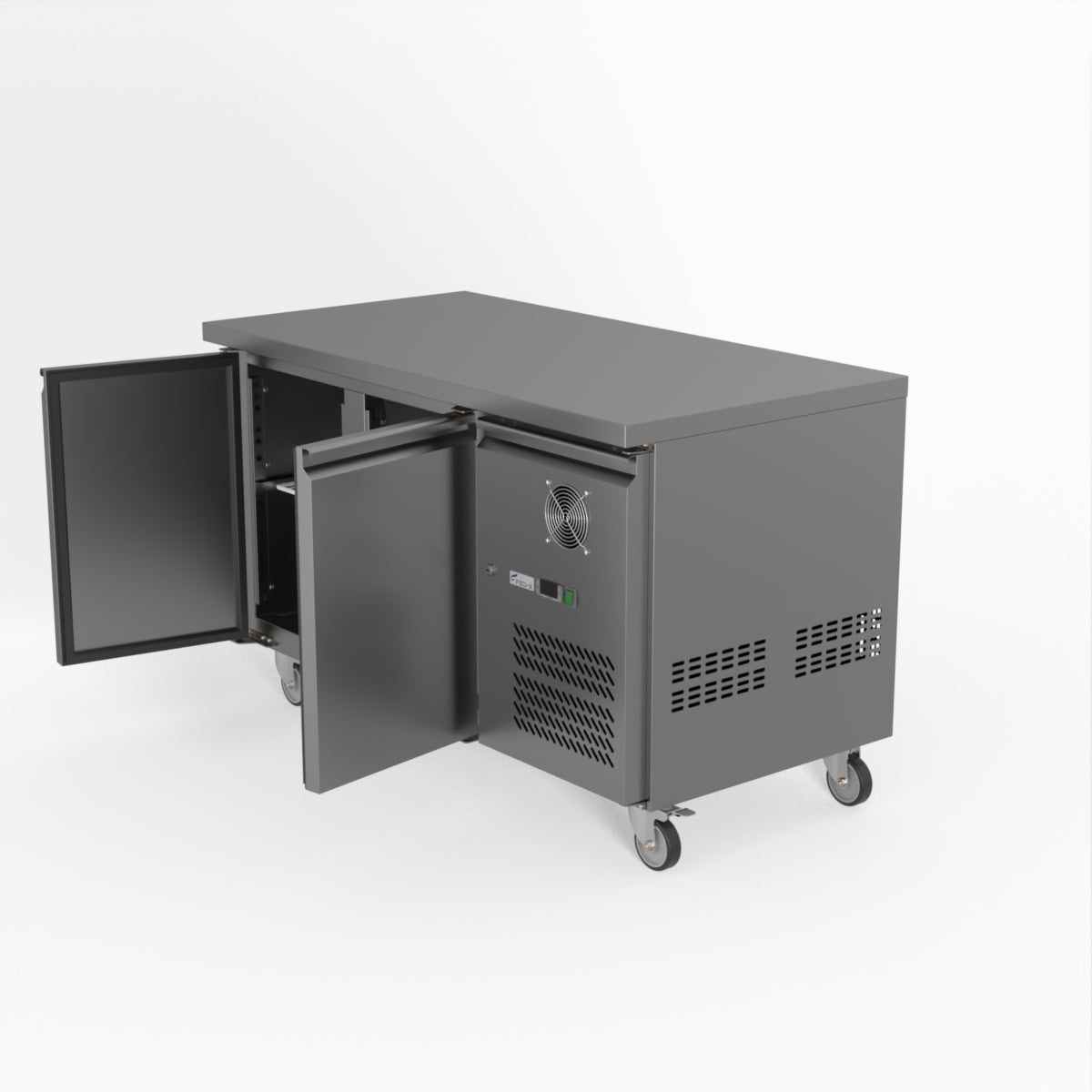 Thermaster Fed-X S/S Two Door Bench Freezer XUB7F13S2V