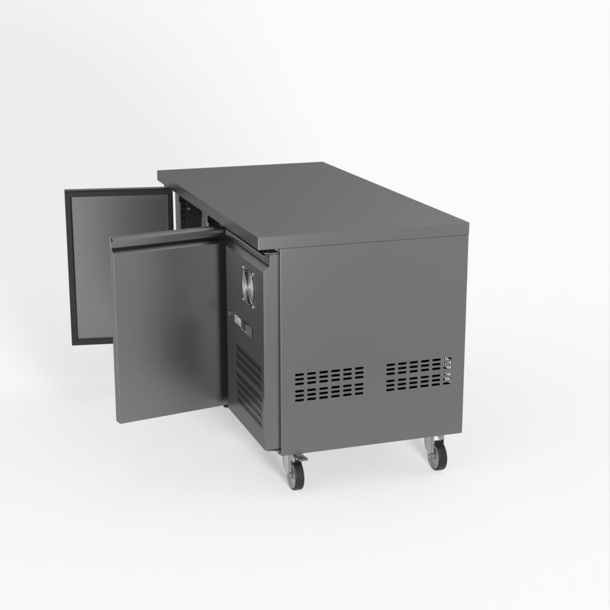 Thermaster Fed-X S/S Two Door Bench Freezer XUB7F13S2V