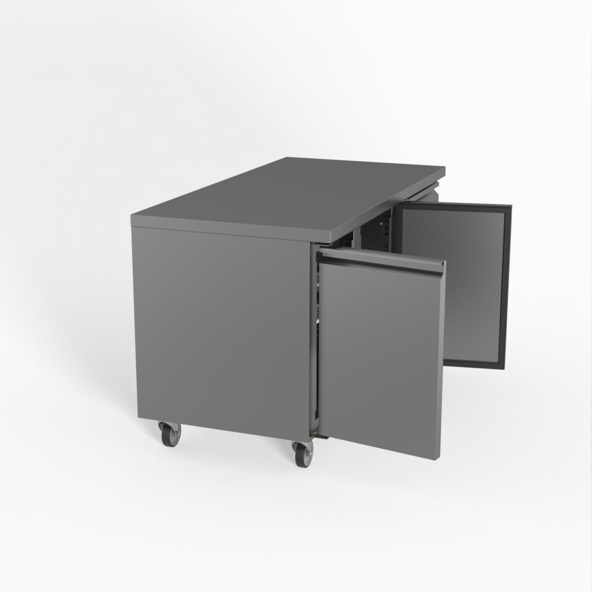 Thermaster Fed-X S/S Two Door Bench Fridge XUB7C13S2V