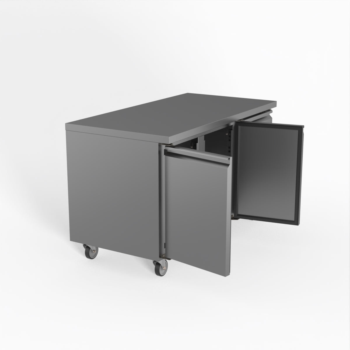 Thermaster Fed-X S/S Two Door Bench Freezer XUB7F13S2V