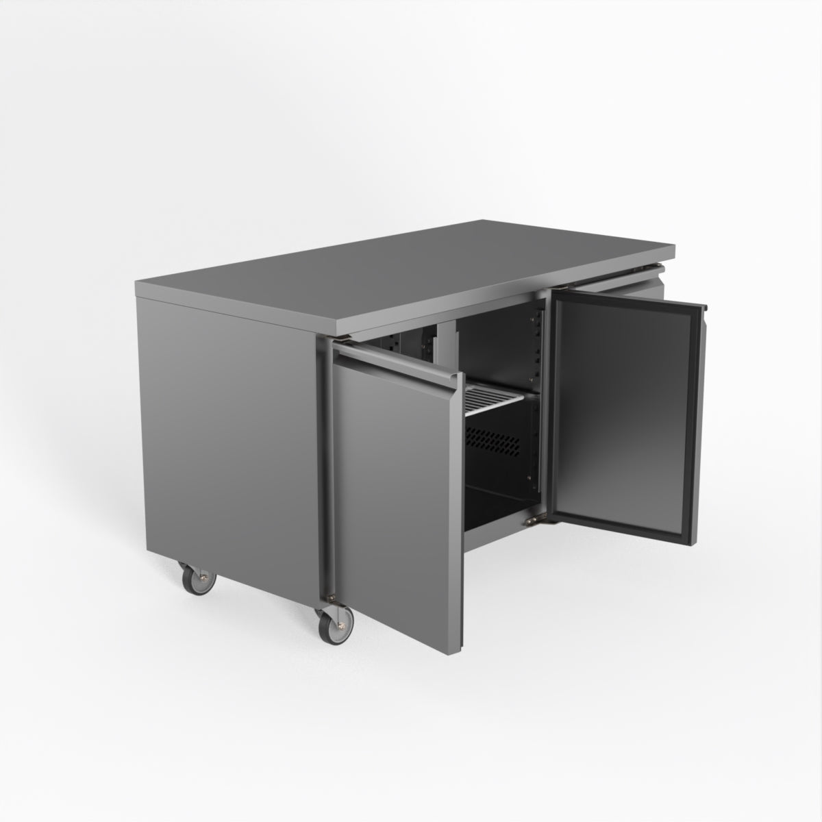 Thermaster Fed-X S/S Two Door Bench Fridge XUB7C13S2V