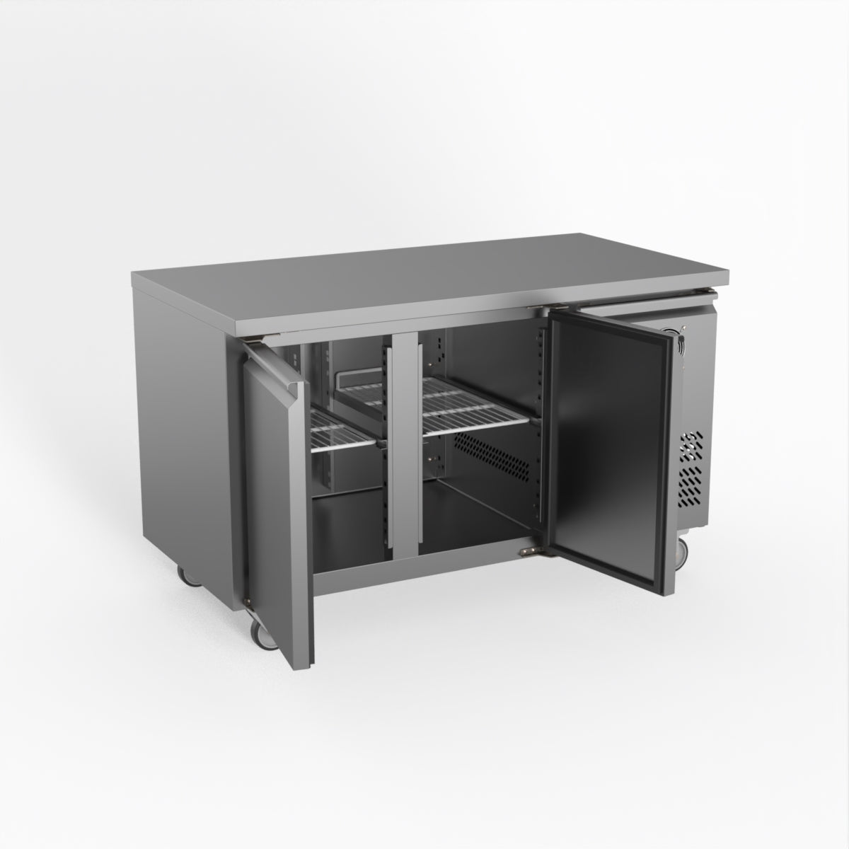 Thermaster Fed-X S/S Two Door Bench Freezer XUB7F13S2V