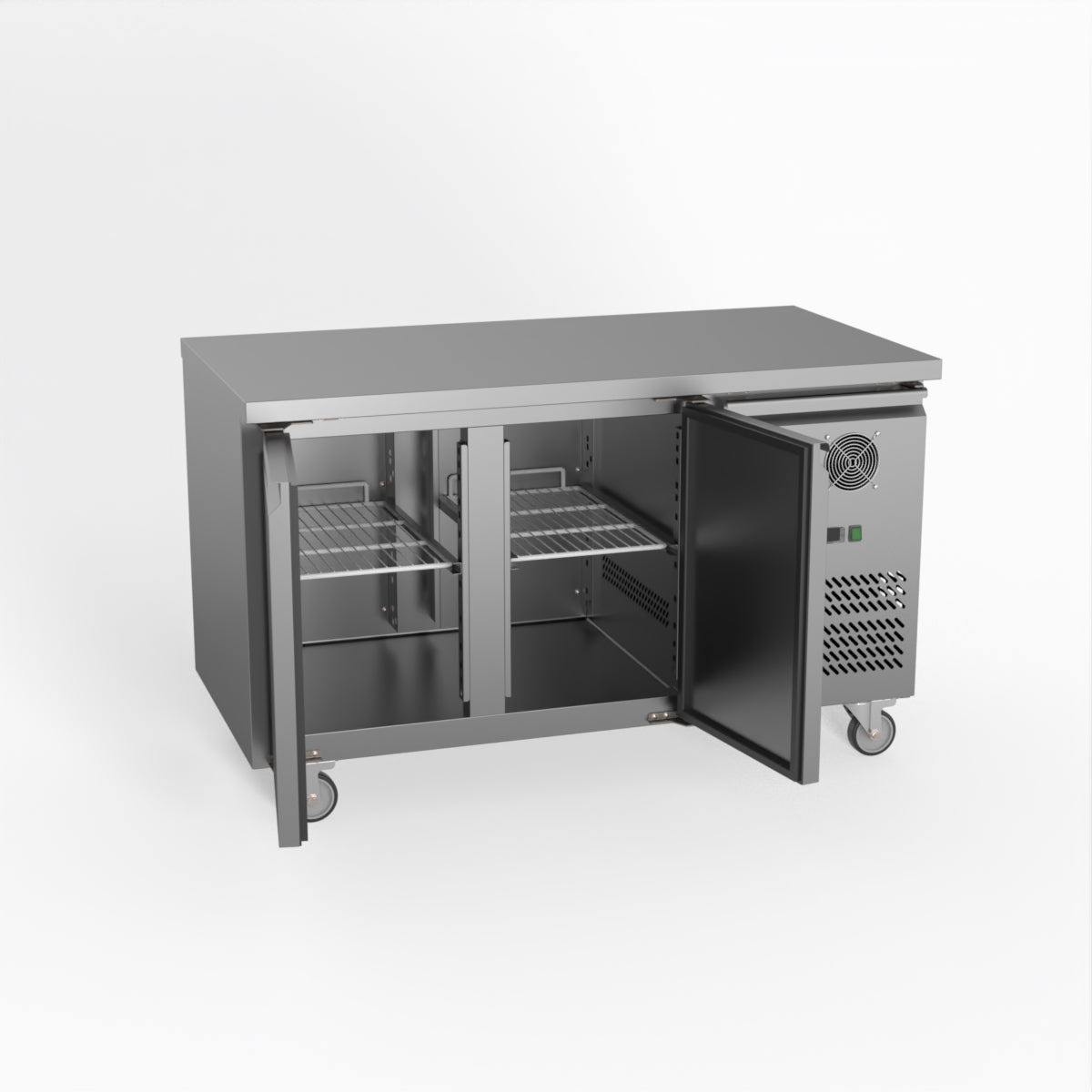 Thermaster Fed-X S/S Two Door Bench Freezer XUB7F13S2V