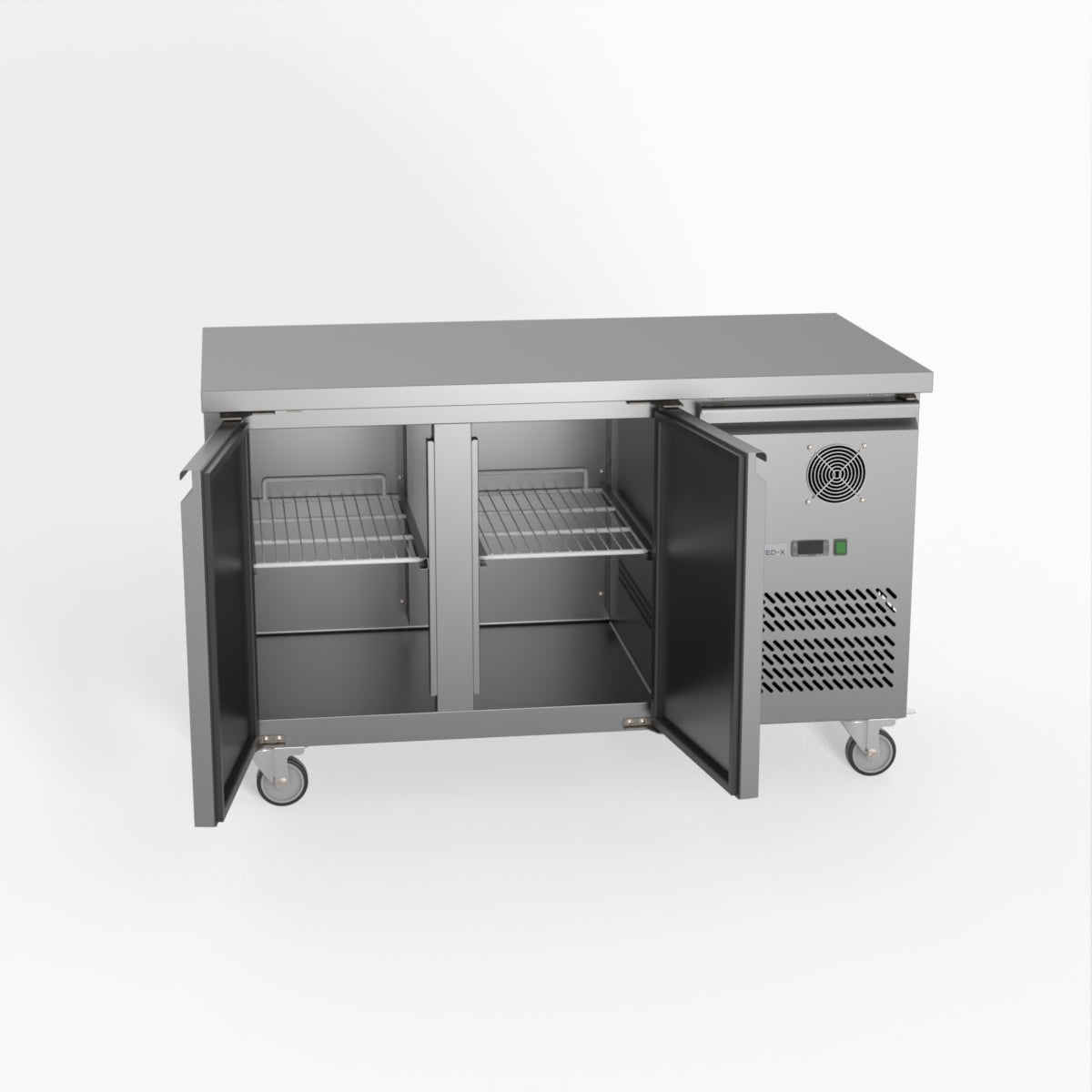 Thermaster Fed-X S/S Two Door Bench Fridge XUB7C13S2V