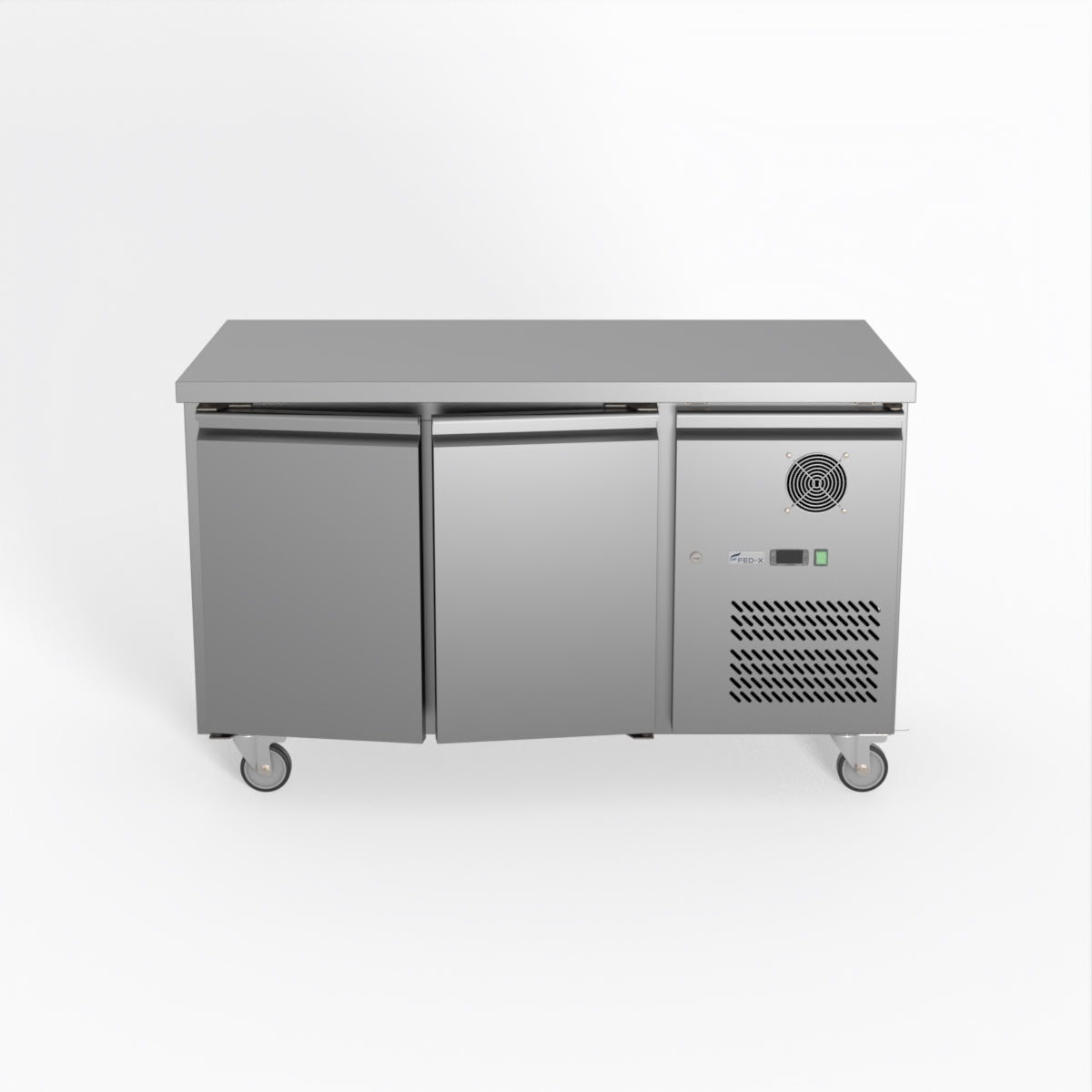 Thermaster Fed-X S/S Two Door Bench Freezer XUB7F13S2V