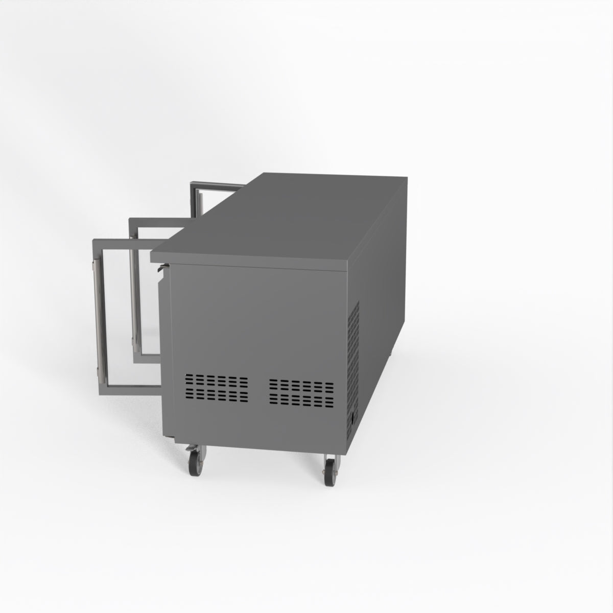 Thermaster Fed-X Three Glass Door Bench Fridge XUB7C18G3V