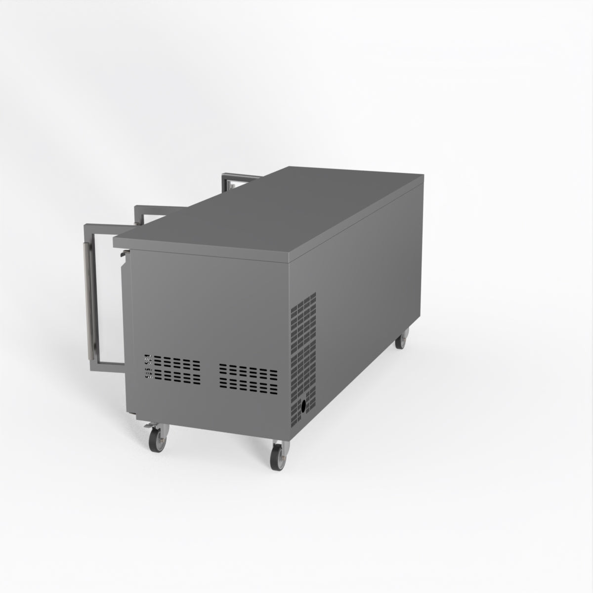 Thermaster Fed-X Three Glass Door Bench Fridge XUB7C18G3V