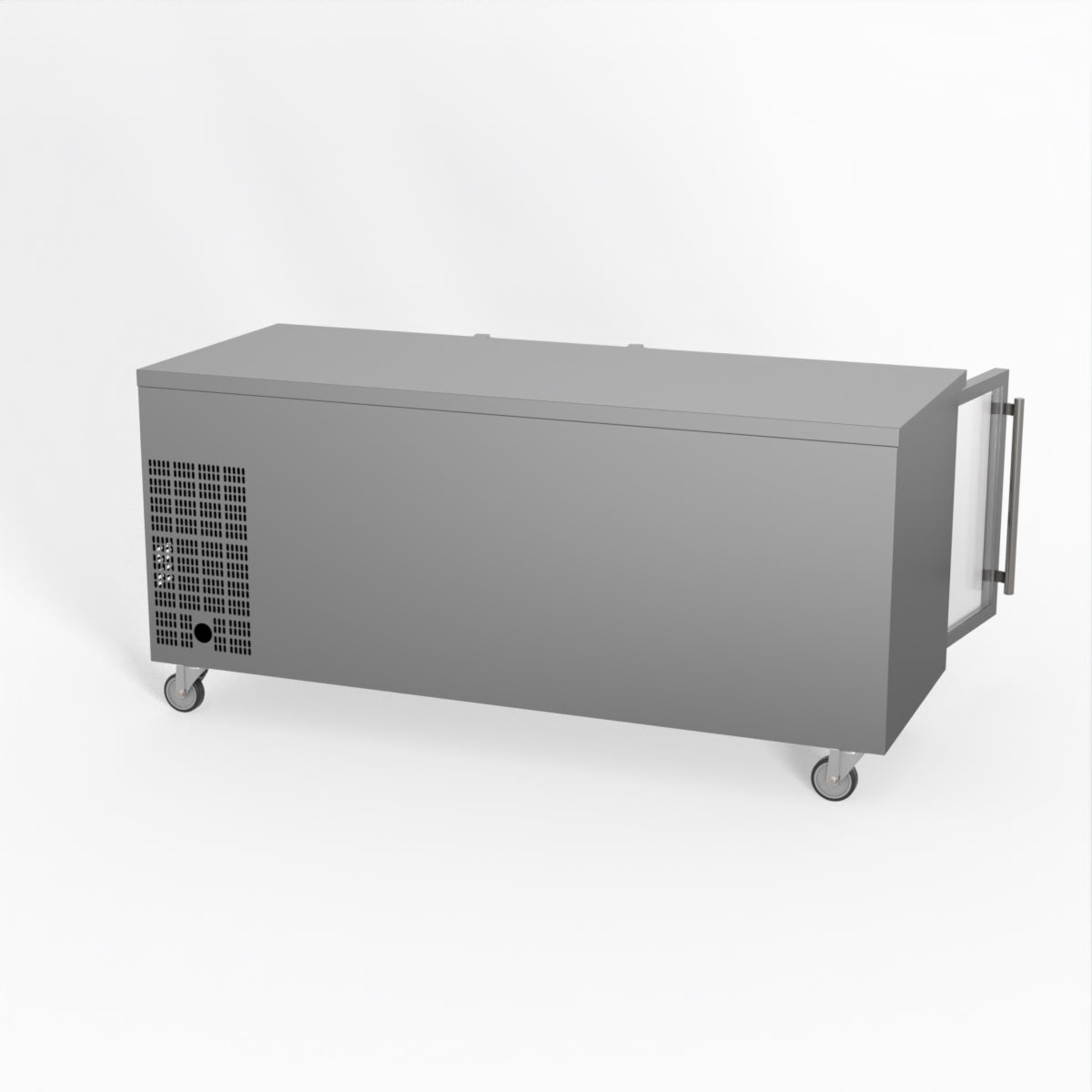 Thermaster Fed-X Three Glass Door Bench Fridge XUB7C18G3V