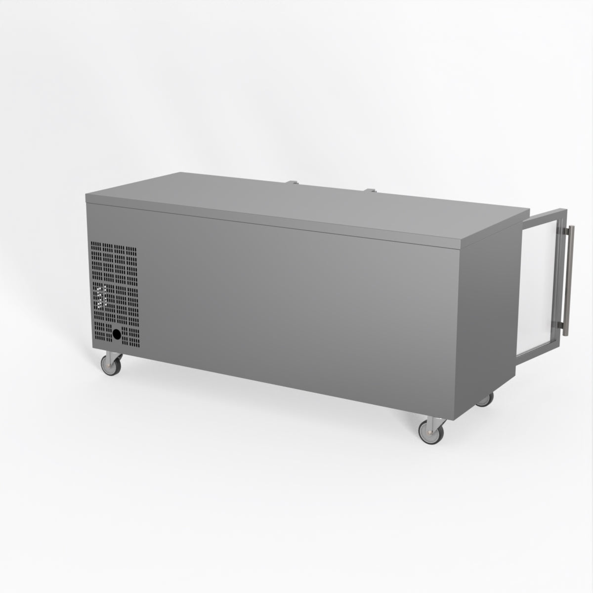 Thermaster Fed-X Three Glass Door Bench Fridge XUB7C18G3V