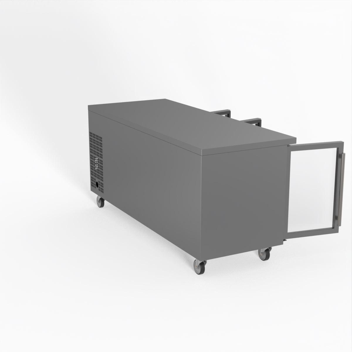 Thermaster Fed-X Three Glass Door Bench Fridge XUB7C18G3V