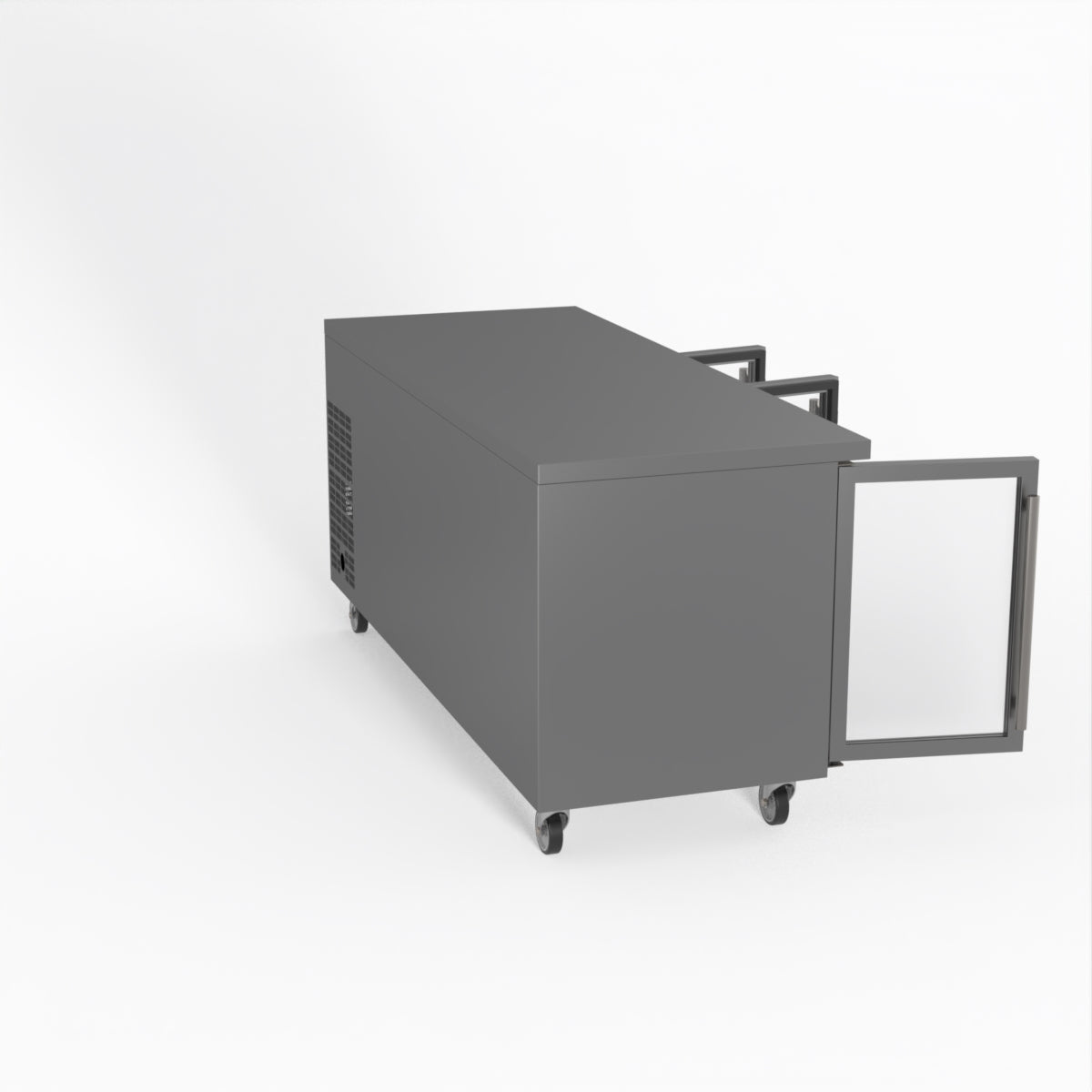 Thermaster Fed-X Three Glass Door Bench Fridge XUB7C18G3V