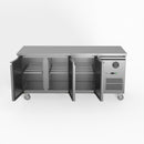 Thermaster Fed-X S/S Three Door Bench Freezer XUB7F18S3V