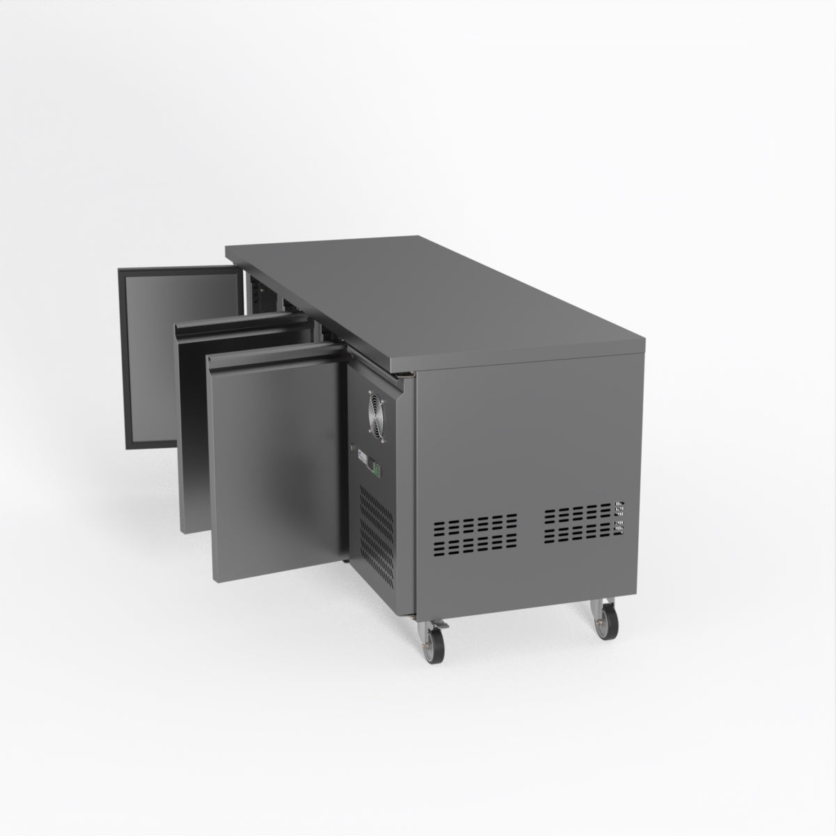 Thermaster Fed-X S/S Three Door Bench Fridge XUB7C18S3V