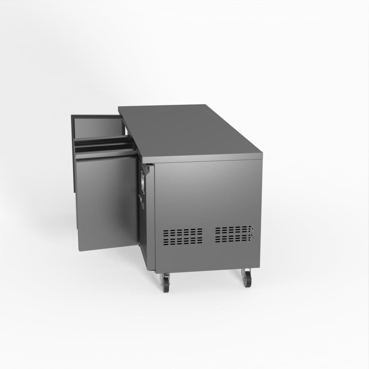 Thermaster Fed-X S/S Three Door Bench Freezer XUB7F18S3V