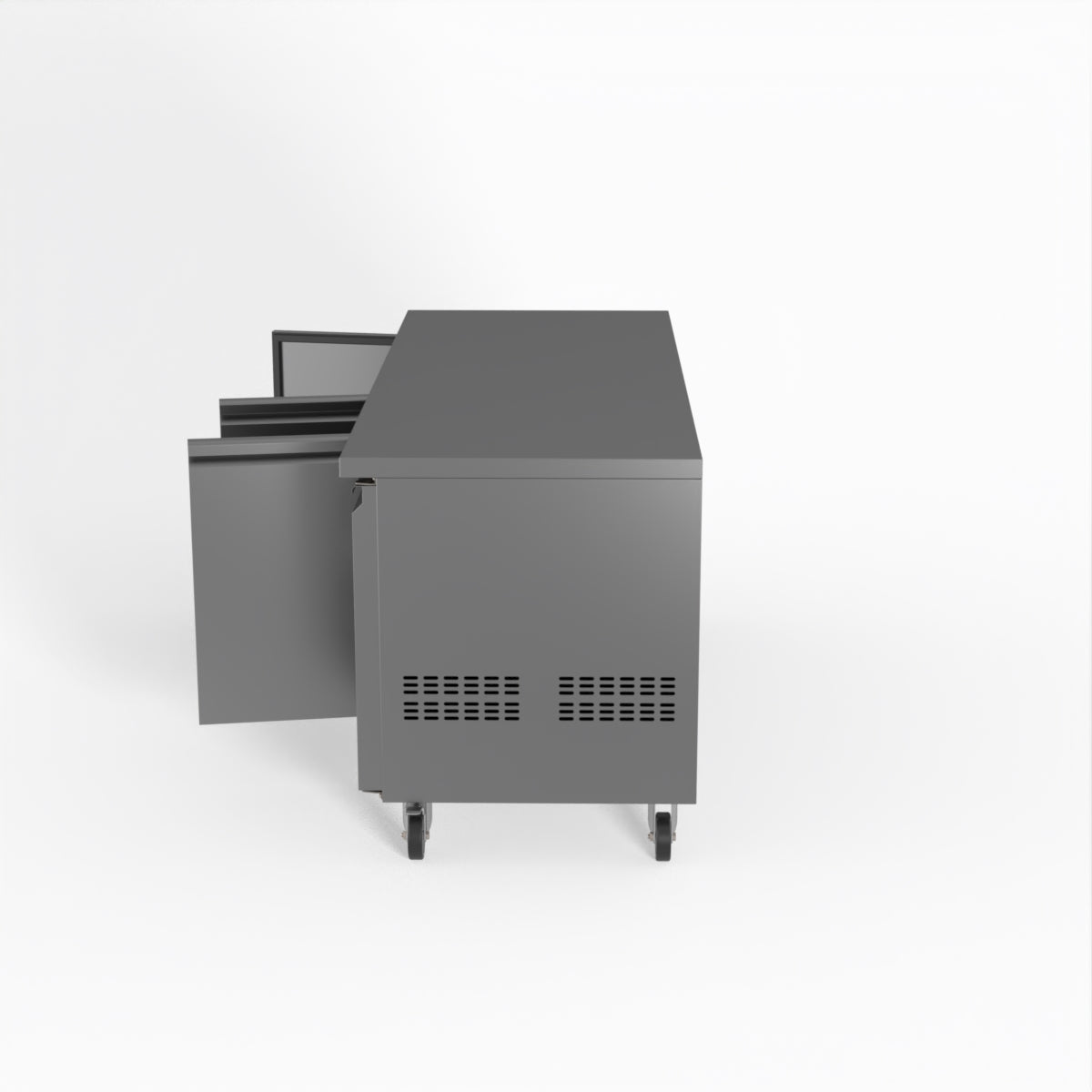 Thermaster Fed-X S/S Three Door Bench Fridge XUB7C18S3V