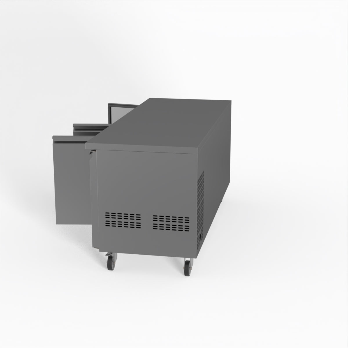 Thermaster Fed-X S/S Three Door Bench Fridge XUB7C18S3V