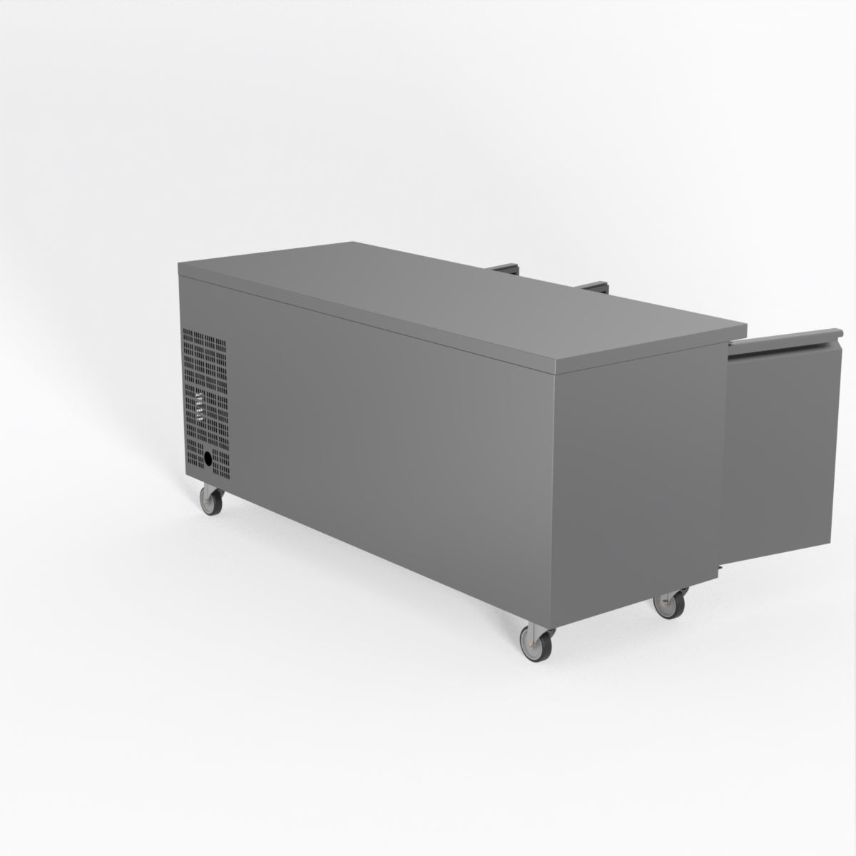 Thermaster Fed-X S/S Three Door Bench Freezer XUB7F18S3V