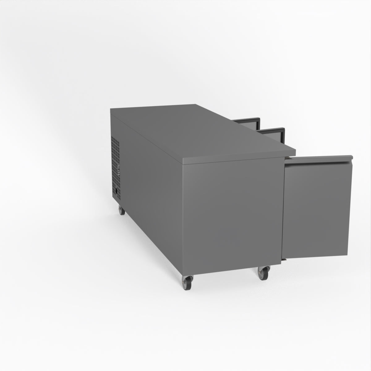 Thermaster Fed-X S/S Three Door Bench Fridge XUB7C18S3V