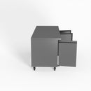 Thermaster Fed-X S/S Three Door Bench Freezer XUB7F18S3V