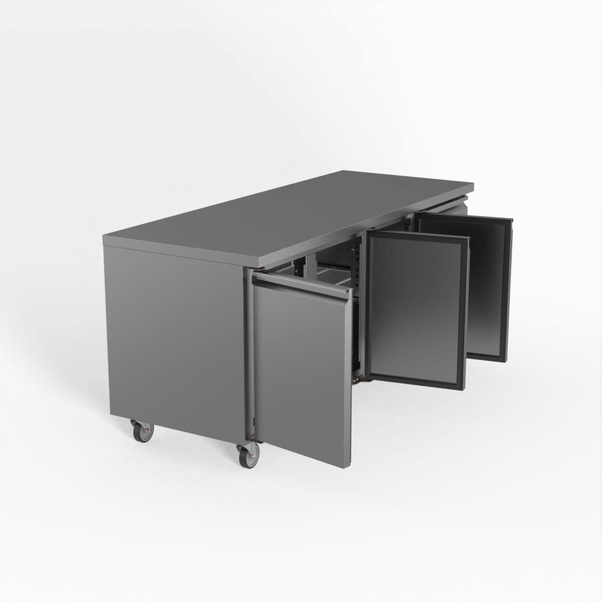 Thermaster Fed-X S/S Three Door Bench Fridge XUB7C18S3V