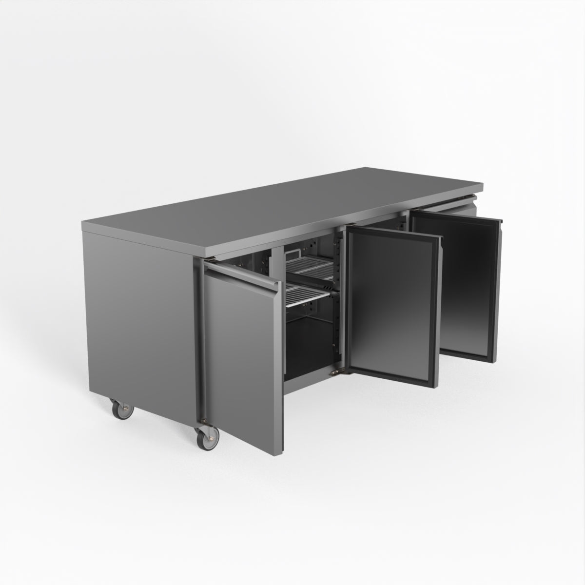 Thermaster Fed-X S/S Three Door Bench Fridge XUB7C18S3V