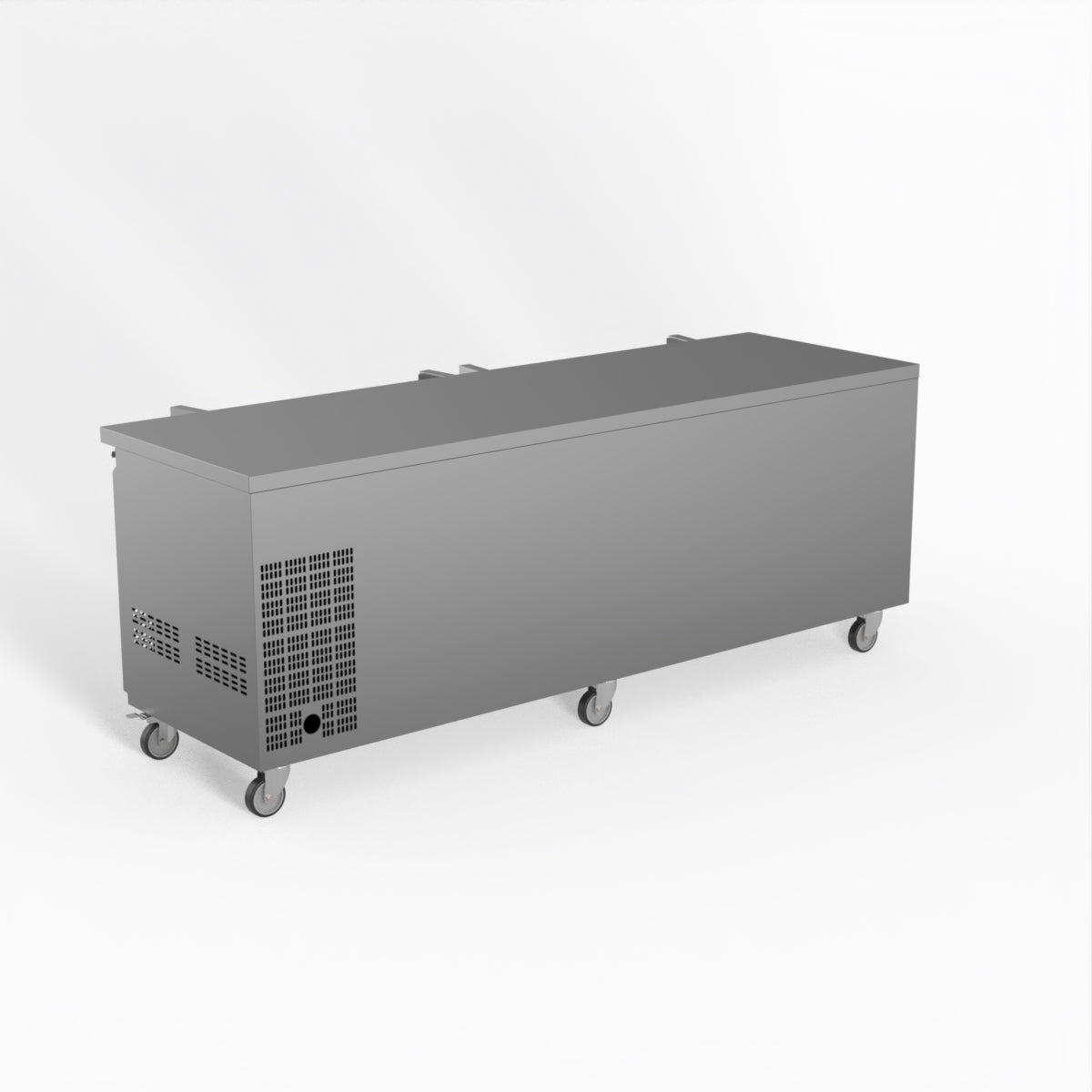 Thermaster Fed-X Four Glass Door Bench Fridge XUB7C22G4V