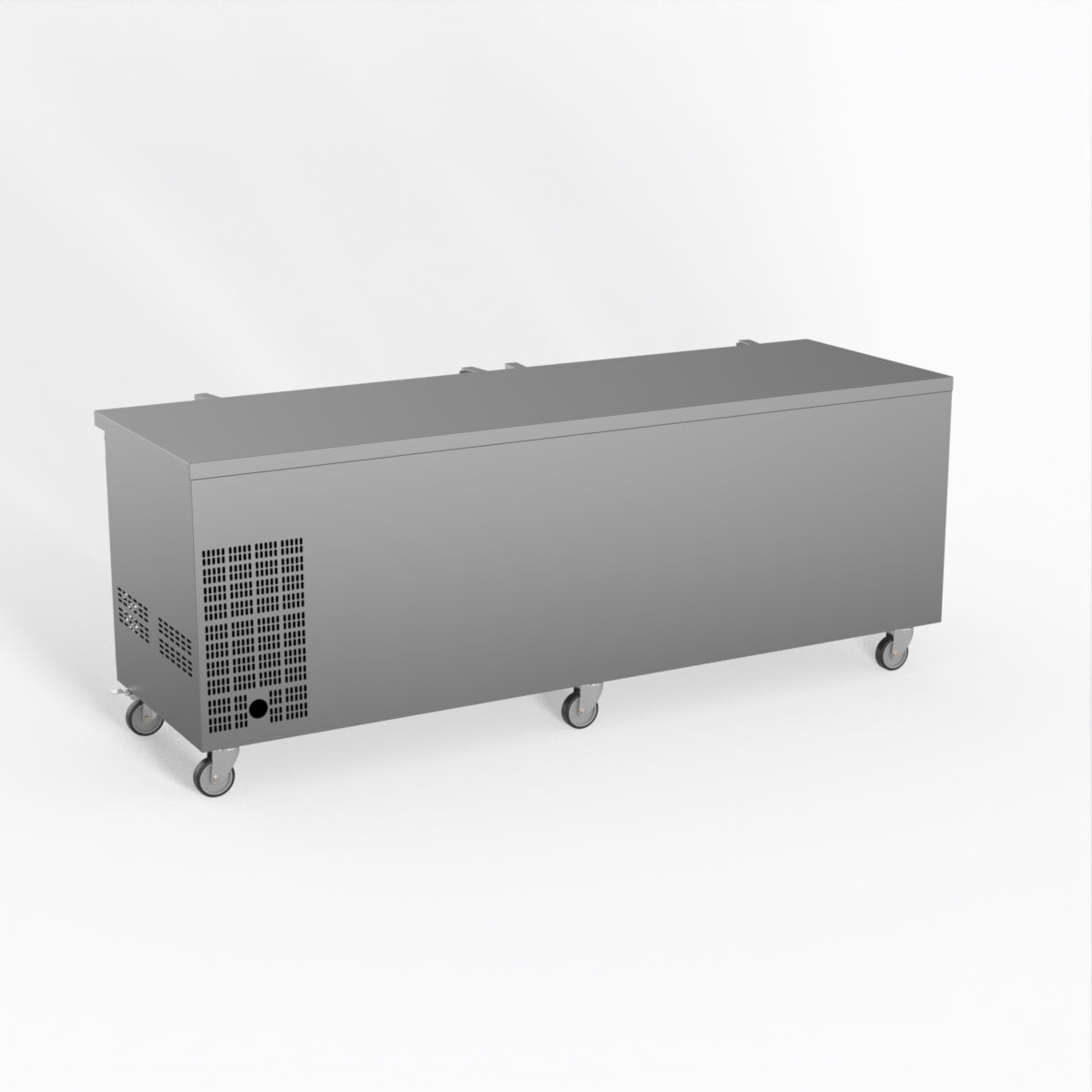 Thermaster Fed-X Four Glass Door Bench Fridge XUB7C22G4V