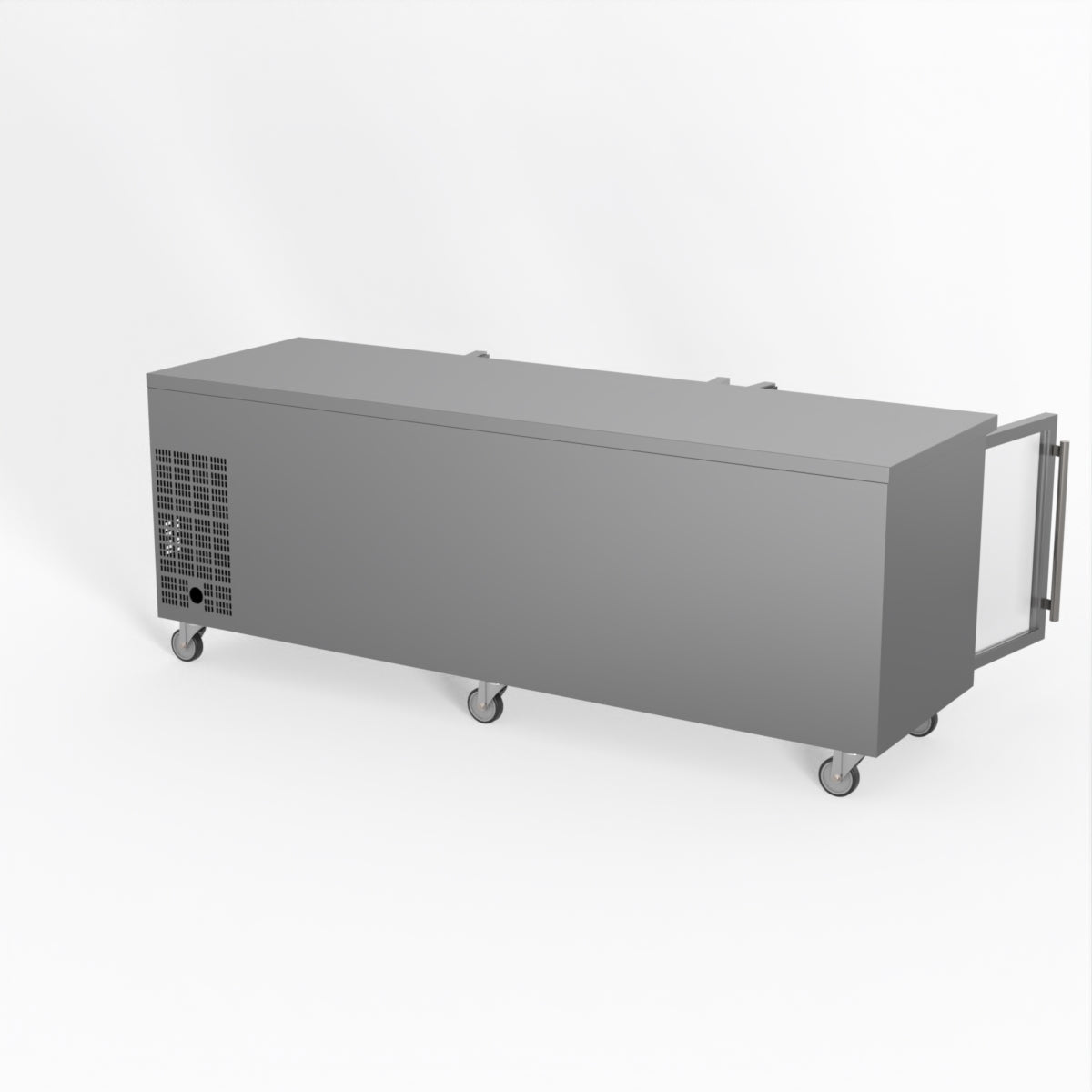 Thermaster Fed-X Four Glass Door Bench Fridge XUB7C22G4V