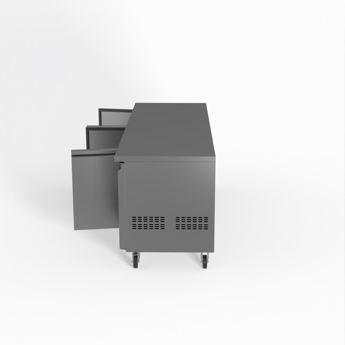 Thermaster Fed-X S/S Four Door Bench Fridge XUB7C22S4V