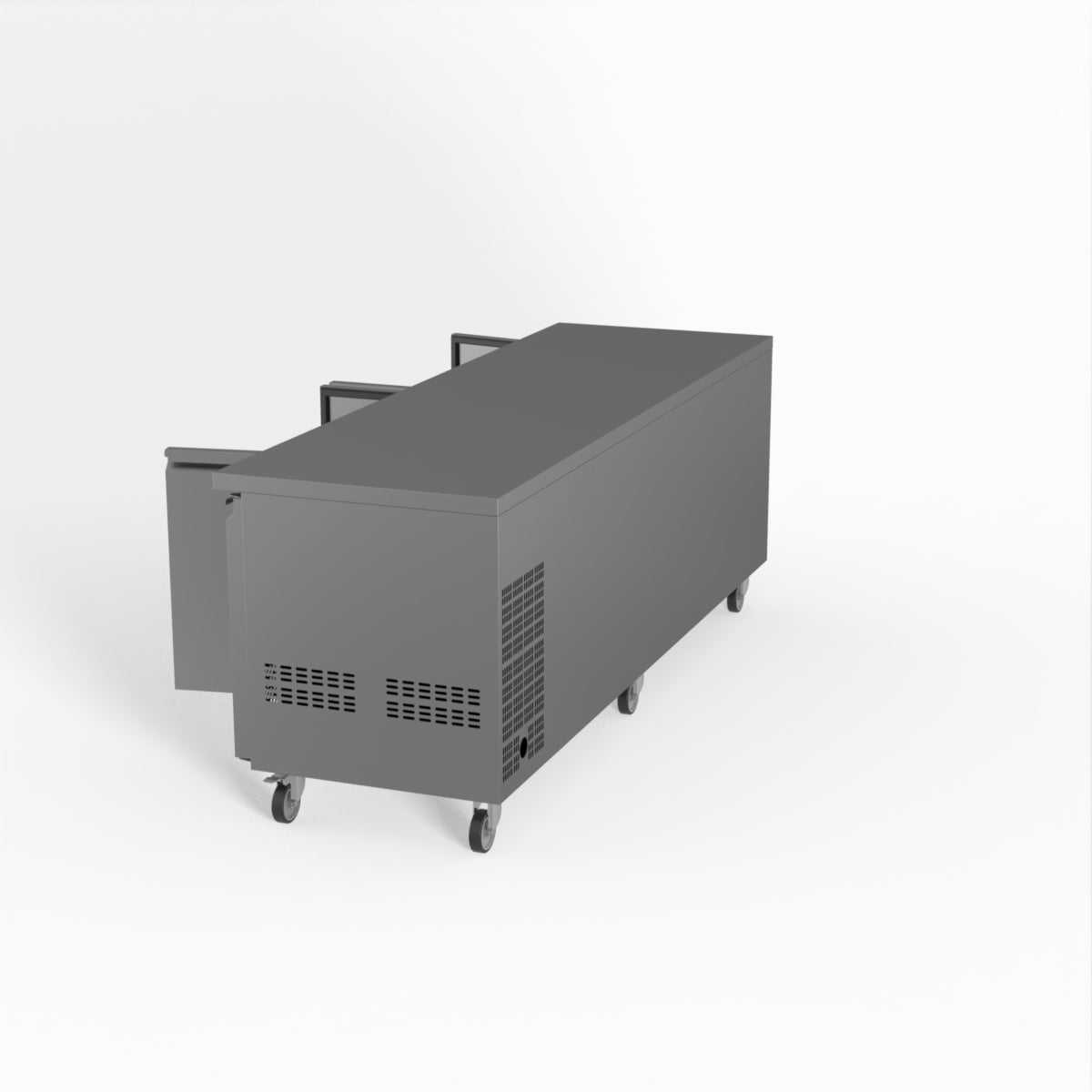 Thermaster Fed-X S/S Four Door Bench Fridge XUB7C22S4V