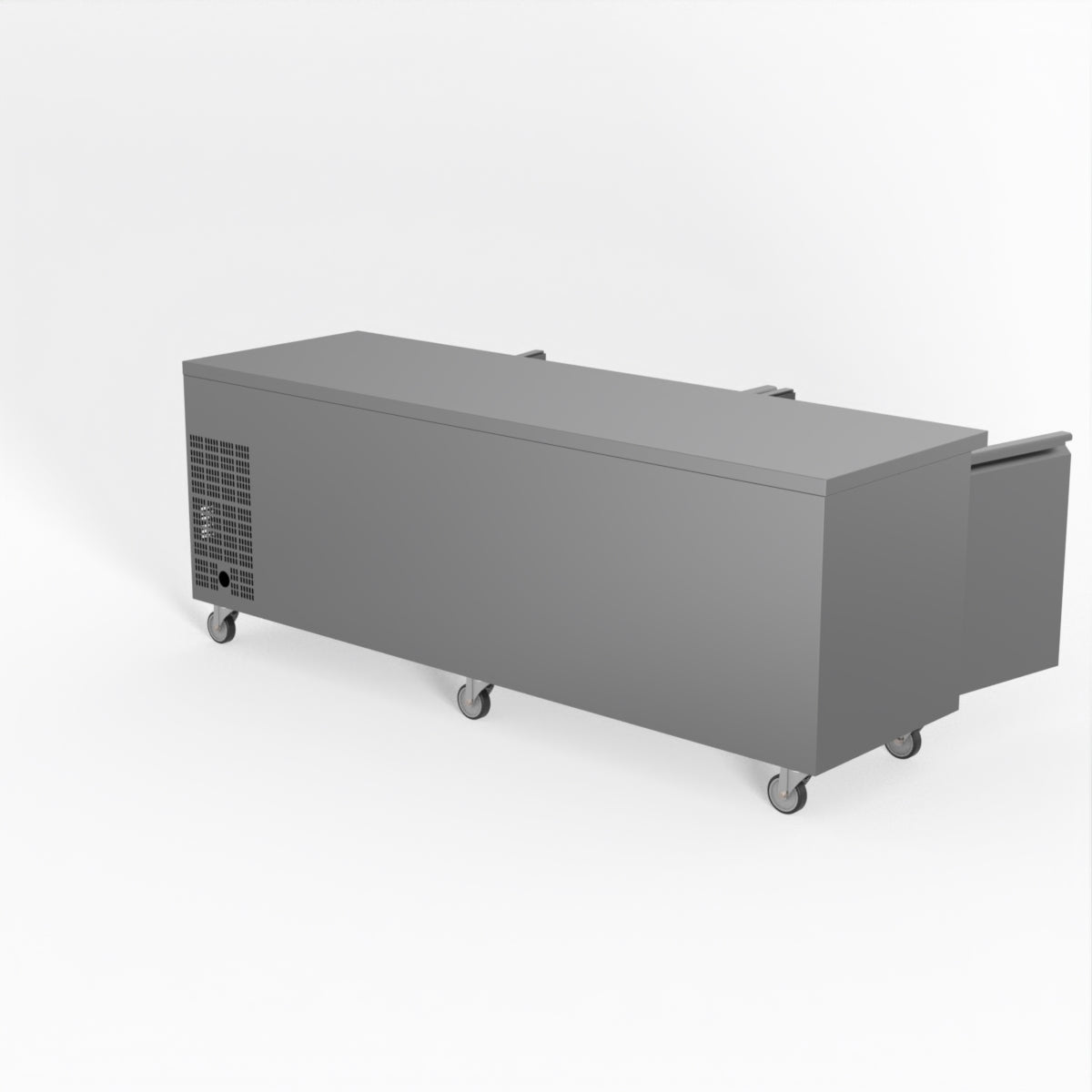 Thermaster Fed-X S/S Four Door Bench Fridge XUB7C22S4V