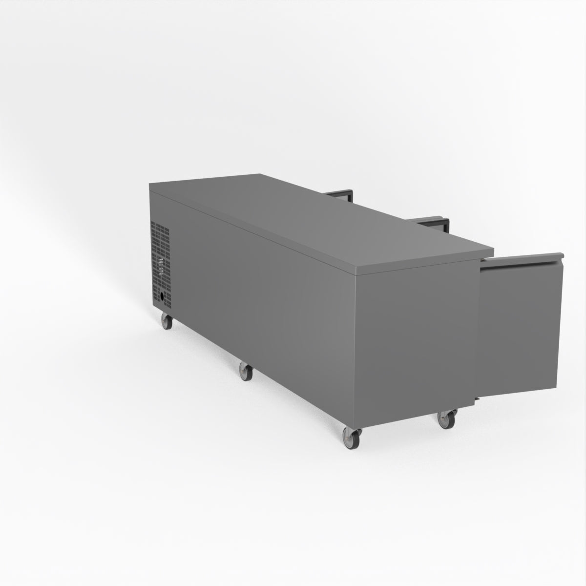 Thermaster Fed-X S/S Four Door Bench Fridge XUB7C22S4V