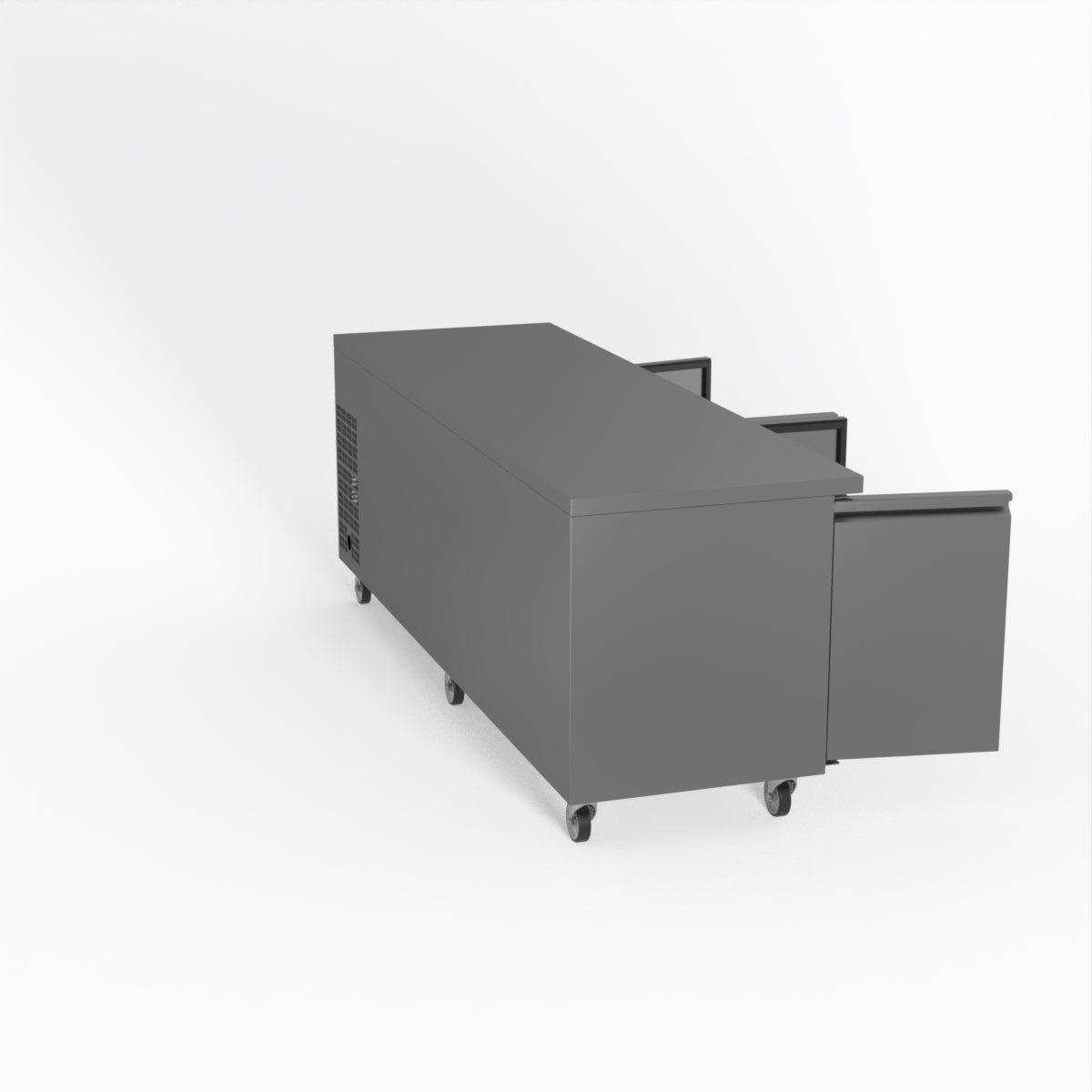 Thermaster Fed-X S/S Four Door Bench Fridge XUB7C22S4V