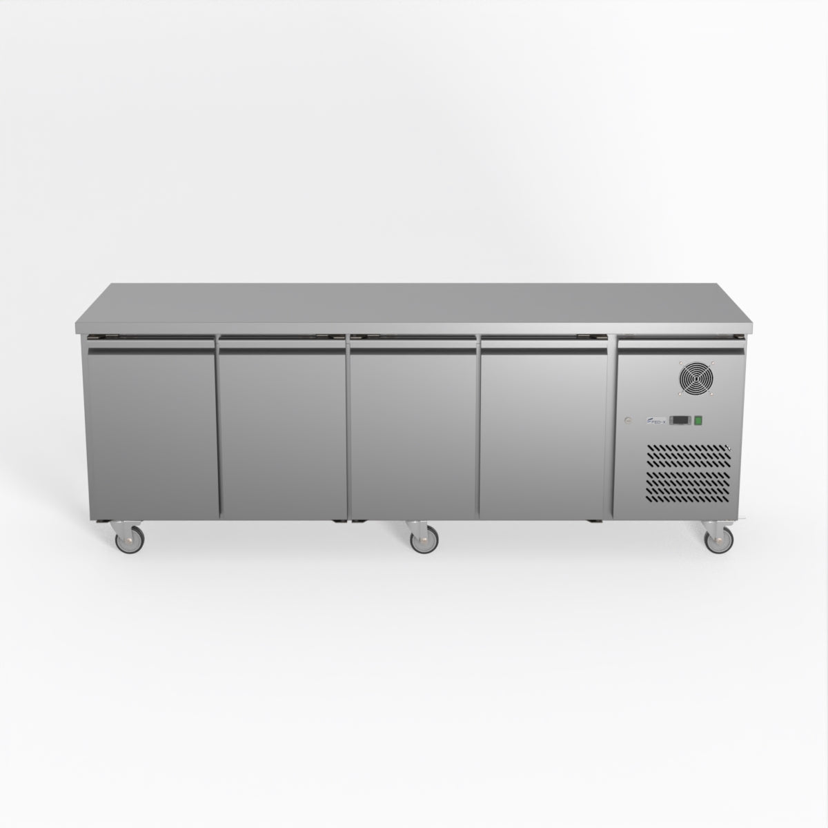 Thermaster Fed-X S/S Four Door Bench Fridge XUB7C22S4V