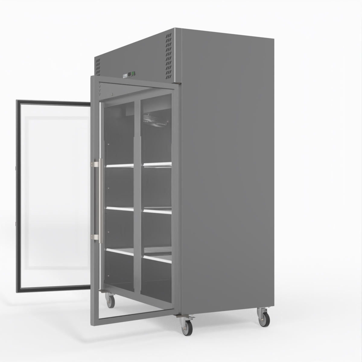 Thermaster Fed-X S/S Two Full Glass Door Upright Freezer XURF1200G2V