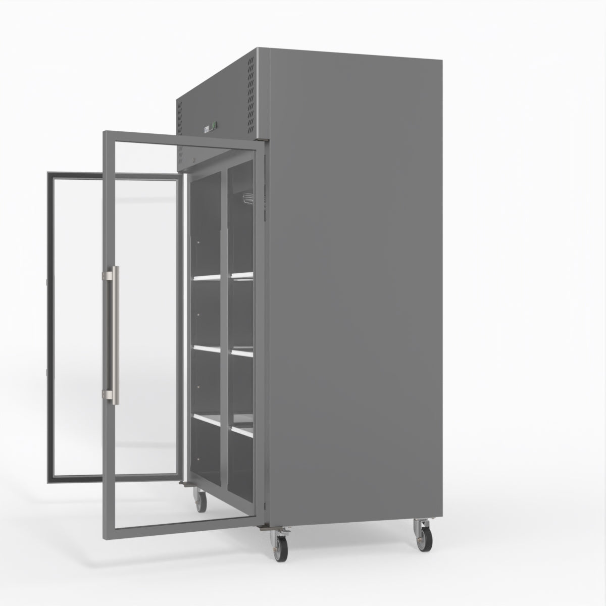 Thermaster Fed-X S/S Two Full Glass Door Upright Freezer XURF1200G2V