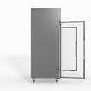 Thermaster Fed-X S/S Two Full Glass Door Upright Fridge XURC1200G2V