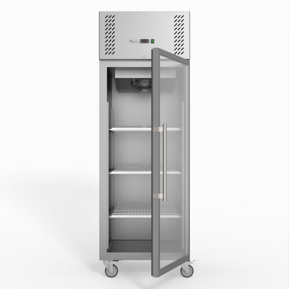 Thermaster Fed-X S/S Full Glass Door Upright Freezer XURF600G1V