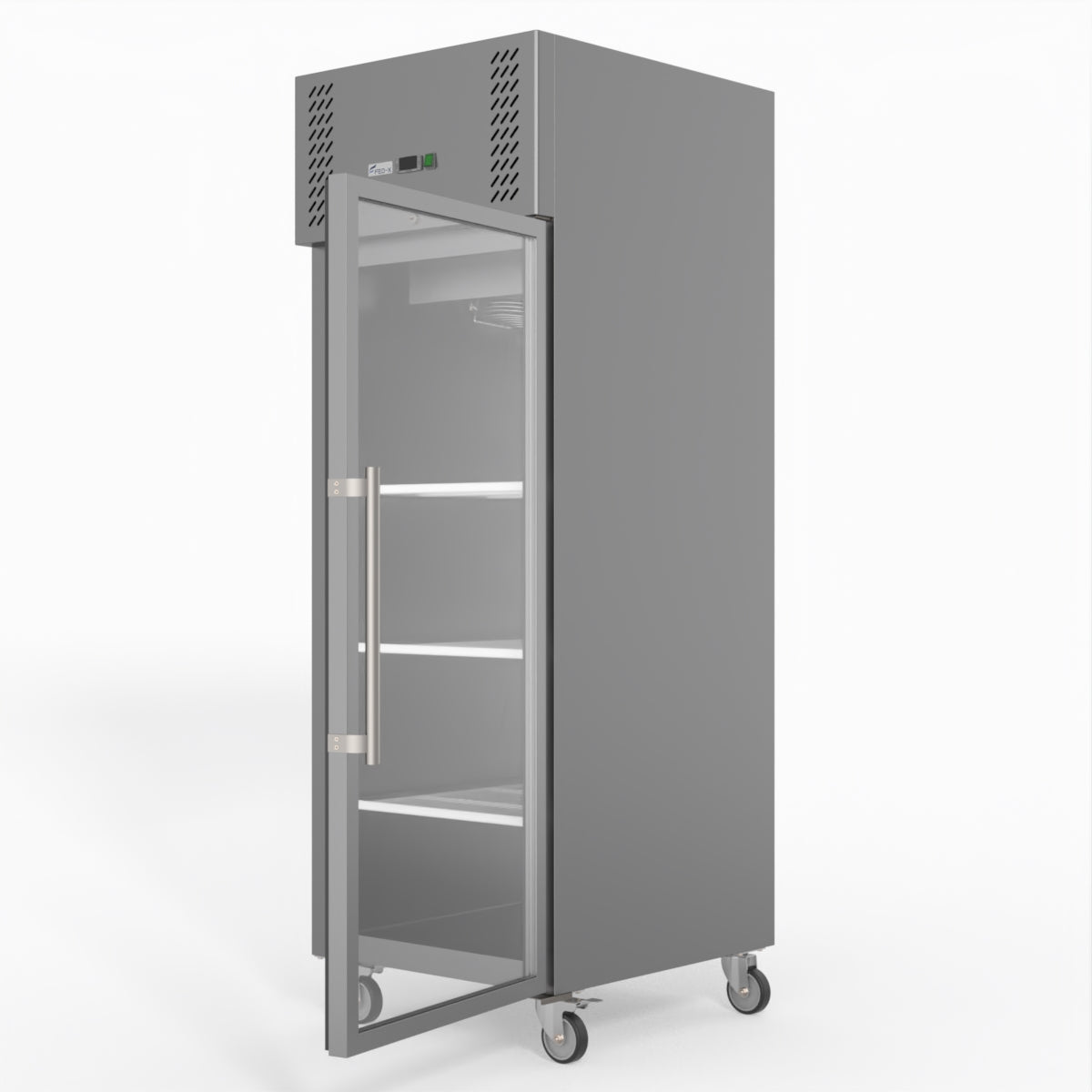 Thermaster Fed-X S/S Full Glass Door Upright Freezer XURF600G1V